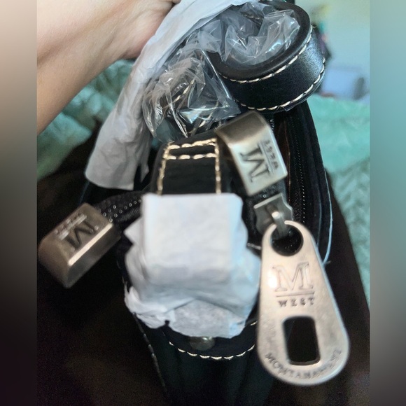 MONTANA WEST CUT-OUT FLORAL STONE CONCHO CONCEALED/CARRY TOTE - Picture 7 of 9